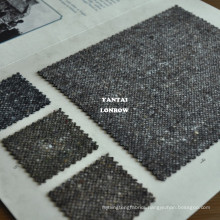 woven speckled onegal tweed woollen fabric